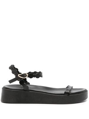 Ancient Greek Sandals Toxo 40mm leather sandals - Black