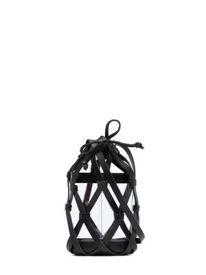 Ancient Greek Sandals Vachetta vinyl bucket bag - Black