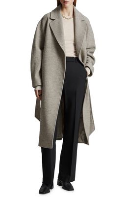 & Other Stories Belted Wool Coat in Mole Beige