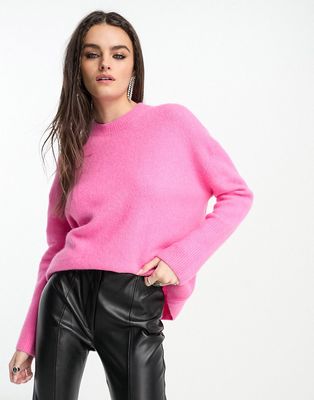 & Other Stories chunky knit sweater in pink