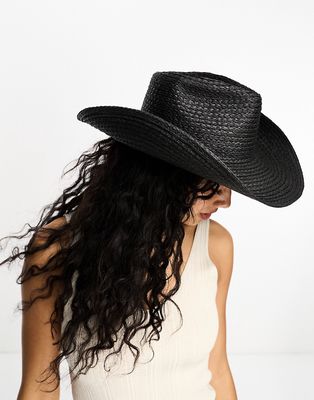 & Other Stories cowboy hat in black