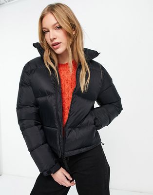 & Other Stories down padded jacket in black - BLACK