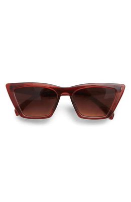 & Other Stories Gradient Cat Eye Sunglasses in Brown