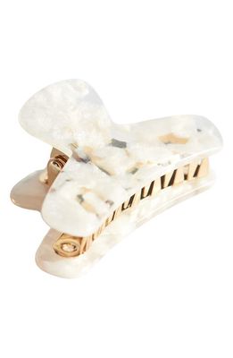 & Other Stories Marbled Claw Clip in White Marble