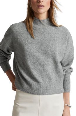 & Other Stories Mock Neck Sweater in Grey