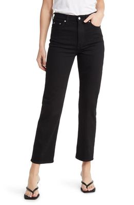 & Other Stories Organic Cotton Blend Slim Jeans in Rinsed Black