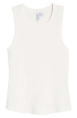 & Other Stories Ribbed Tank Top in White