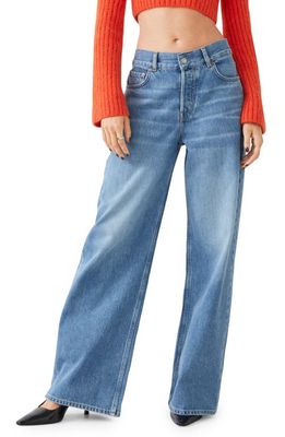 & Other Stories Rigid Button Fly Jeans in Darling Blue