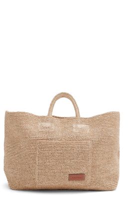 & Other Stories Straw Tote Bag in Natural Straw