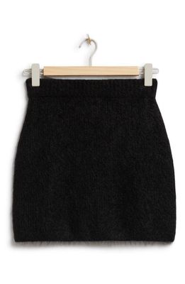 & Other Stories Sweater Skirt in Black