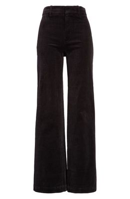 & Other Stories Tailored Cotton Blend Trousers in Black