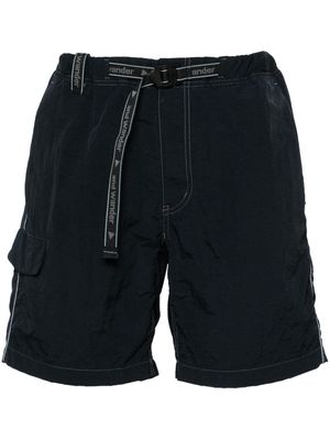 and Wander belted bermuda shorts - Black