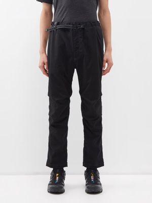 And Wander - Belted Climbing Trousers - Mens - Black