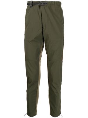 and Wander belted-waist detail trousers - Green