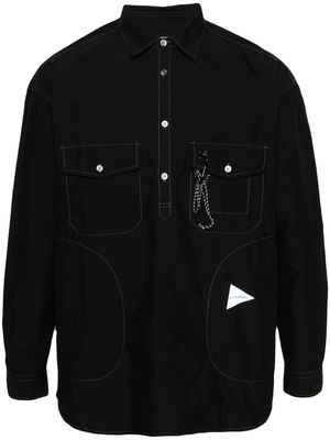 and Wander CORDURA® Typewriter shirt - Black