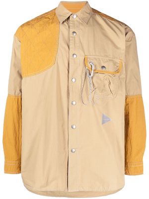 and Wander Cordura ripstop long-sleeve shirt - Neutrals