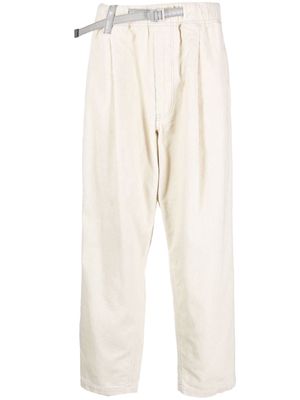 and Wander corduroy straight-leg trousers - Neutrals