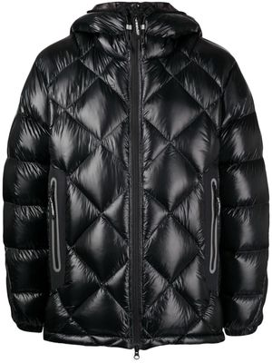 and Wander diamond-quilted padded jacket - Black