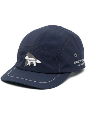 and Wander embroidered-logo cap - Blue