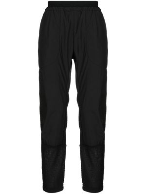 and Wander fleece-panel trousers - Black