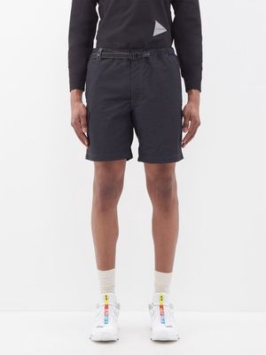 And Wander - Hiker Nylon-taffeta Shorts - Mens - Black
