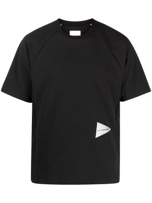 and Wander Hybrid Base layered T-shirt - Black