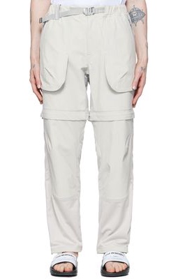 and wander Off-White Trek 2way Trousers