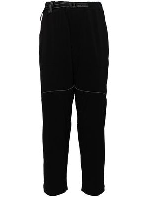 and Wander padded tapered trousers - Black