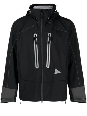 and Wander Pertex Shield hooded jacket - Black