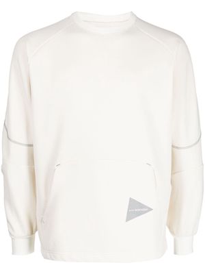 and Wander Polartec Power Air sweatshirt - White