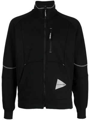 and Wander Polartec Power Air zip-up sweatshirt - Black