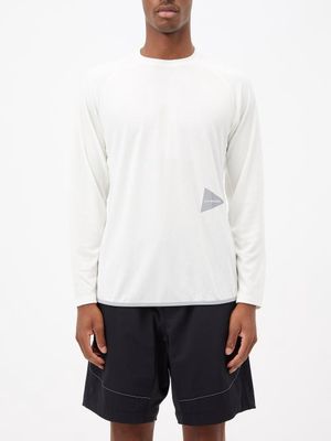And Wander - Power Dry Jersey Long-sleeved Top - Mens - White