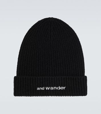 And Wander Ribbed-knit wool beanie
