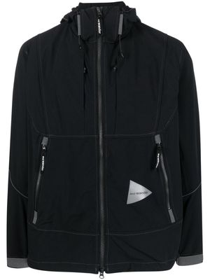 and Wander Schoeller 3XDRY hooded jacket - Black
