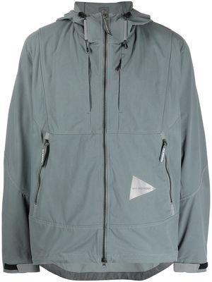 and Wander Schoeller 3Xdry hooded jacket - Blue