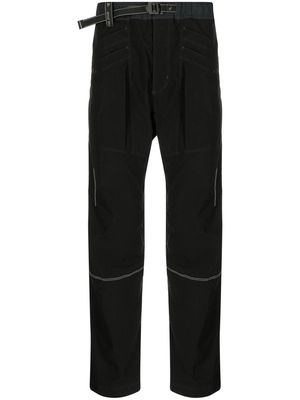and Wander straight-leg trousers - Black