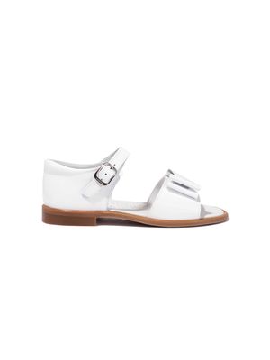 ANDANINES bow-detail open-toe sandals - White