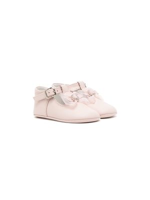 ANDANINES bow-detailing ballerina shoes - Pink