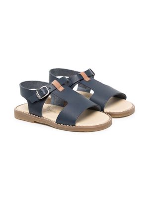 ANDANINES buckle-fastening leather sandals - Blue