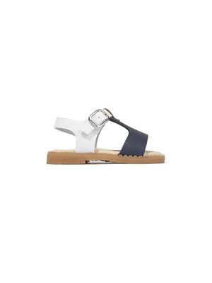ANDANINES leather buckle-fastening sandals - Blue