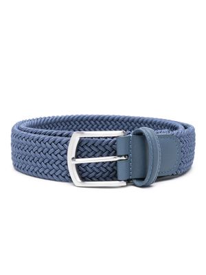 Anderson's interwoven buckle-fastening belt - Blue