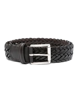 Anderson's interwoven leather belt - Brown