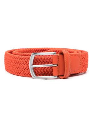 Anderson's stretch-design braided belt - Orange