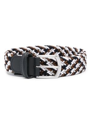 Anderson's woven elasticated belt - Brown