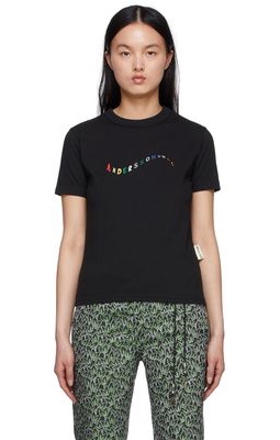 Andersson Bell Black Cotton T-Shirt