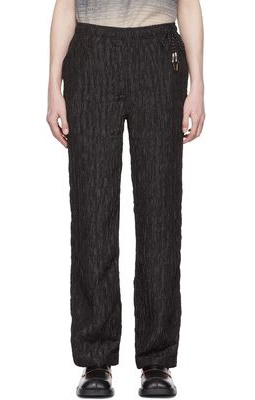 Andersson Bell Black Polyester Lounge Pants