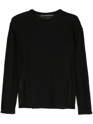 Andersson Bell Dellen open-knit jumper - Black