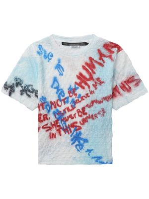 Andersson Bell Essential Jenny graffiti-print T-shirt - White