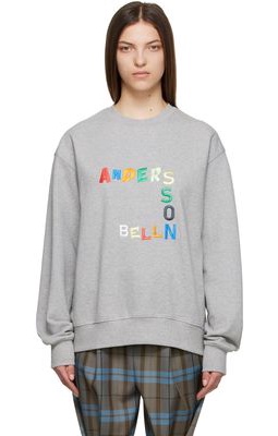 Andersson Bell Gray Cotton Sweatshirt