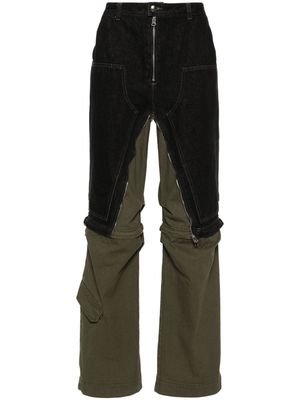 Andersson Bell high-waist straight-leg jeans - Black